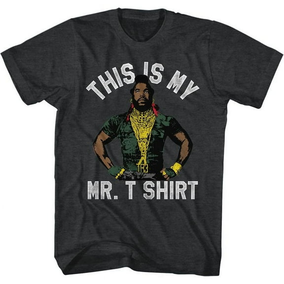 Mr. T I'm Funny Black Heather Adult T-Shirt 4Xl