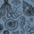thumbnail image 2 of Pela Studio 12x12 Black Ornate Wood Framed with Double Matting Museum Art Print Titled - Coastal Farmhouse Pattern IC, 2 of 4
