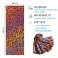thumbnail image 2 of Orange and Purple Of Leopard Print Hot Yoga Mat Towel Non Slip for Hot Yoga - Quick-Drying Yoga Mat Cover with 4 Corner Pockets with Travel Bag - Hot Yoga Towel Non Slip 70"x26", 2 of 6