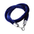thumbnail image 1 of 1.5m Velvet Rope Crowd Control Stanchion Line Barrier for Post Queue Line Barrier Blue, 1 of 9