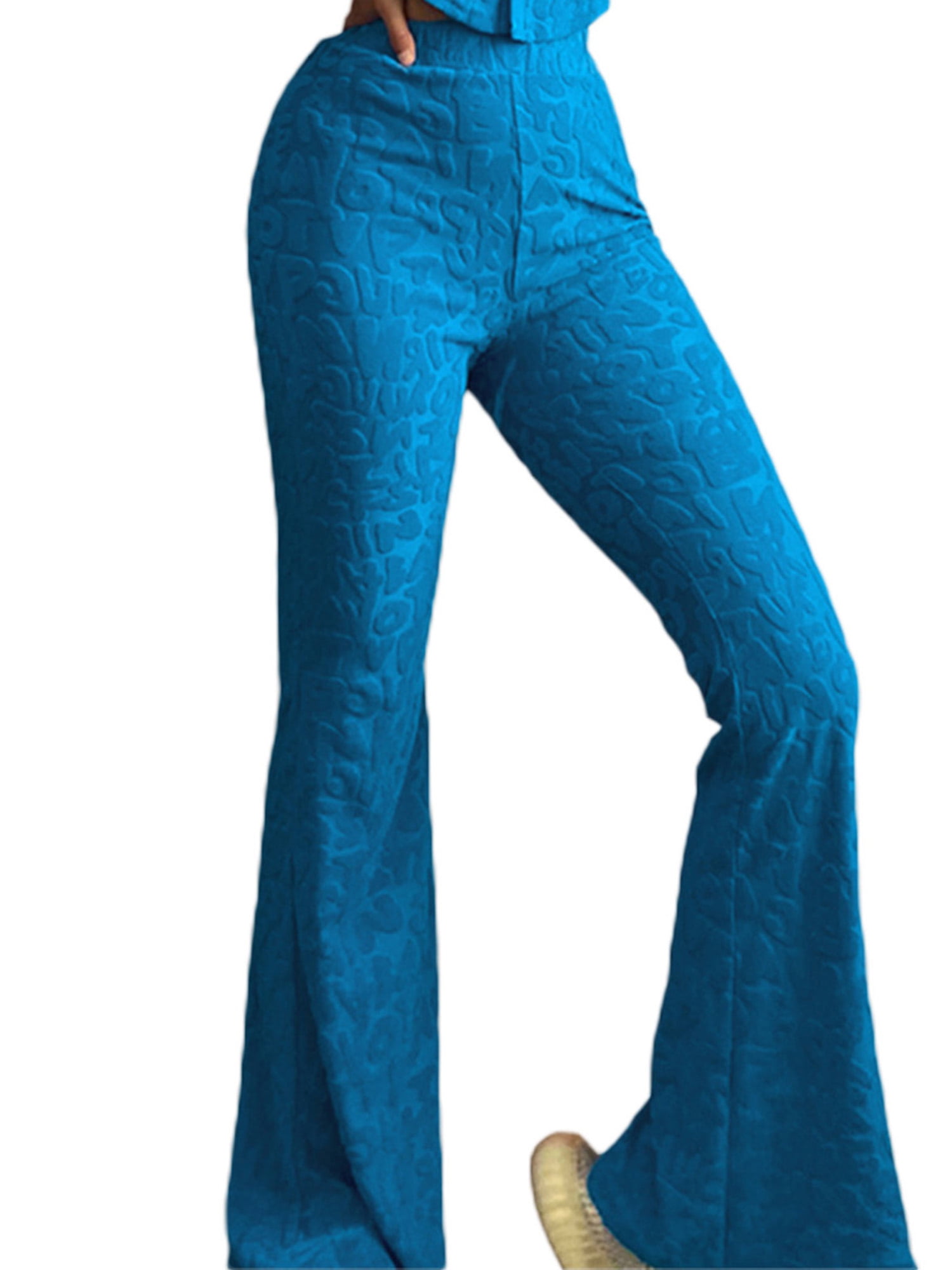 red pattern pants