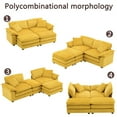 thumbnail image 2 of Taoruifang Ensemble Modulaire Combiné Jaune pour Salon, 2 of 9