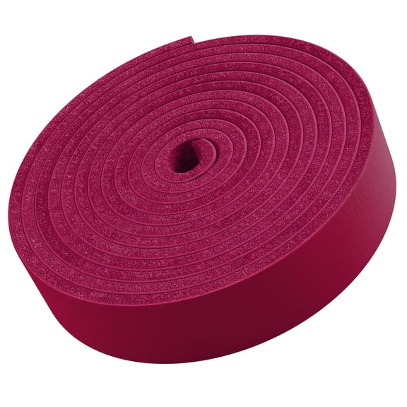 TOFL Genuine Top-Grain Leather Strap | 72 Inches Long | 3/4 Inch Wide | 1/8 Inch Thick (7-8 oz) | 1 Leather Strip for DIY Arts & Craft Projects, Clothing, Jewelry, Wrapping | Pink