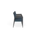 thumbnail image 4 of Pemberly Row Waiting Reception 4 Seat Tandem Seating Wood Frame in Blue, 4 of 5
