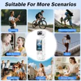 thumbnail image 4 of W & O Q7 Rotating Lens 2.5K 100 MP Action Video Camera with Memory Card, Black, 4 of 9