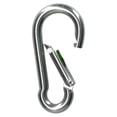 thumbnail image 3 of Carabiner Carbine Hook Snap Shackle 6mm Marine Grade 316 Stainless Steel, 3 of 3