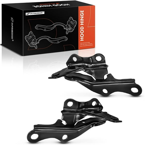 A-Premium Front Driver and Passenger Hood Hinges Compatible with Toyota Camry 1997 1998 1999, Front Left and Right Side, 2-PC Set, Replace# 53420AA010, 53410AA010