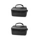 thumbnail image 2 of Billuyoard Negro Manténgase preparado para cualquier ocasión con una lonchera aislada Bolsa térmica para refrigerador portátil Negro espacioso Negro 30×20×10cm 2Conjunto, 2 of 6