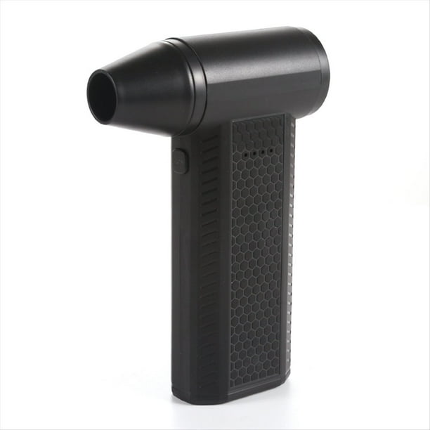 Mini Fan Plumero de Aire Portátil de Mano 4 Niveles Ajustables para Limpieza de Teclado y Automóvil Seco Cabello Negro