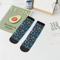 thumbnail image 7 of Pofeuu Bicycle Colorful Print 30cm Socks, Adult Running Hiking Socks for Youth and Adult, 7 of 7