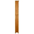 thumbnail image 2 of vidaXL Bookshelf Wall Bookcase Decor Standing Shelf Furniture Solid Wood Oak, 2 of 25