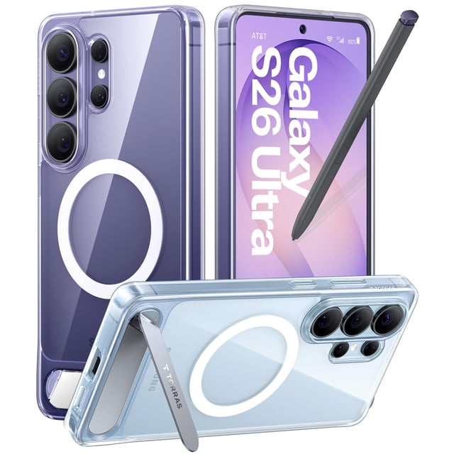 Funda de teléfono TORRAS con soporte magnético para Samsung Galaxy S26 Ultra