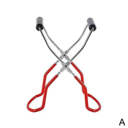 

Steel Canning Jar Lifter Tongs Clamp With Grip Handle Wide Mouth Clip K5M2