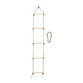 thumbnail image 1 of DYNWAVECA Climbing Rope Ladder Kids Climbing Game Hanging Ladder for Outdoor Treehouse with Hook, 1 of 10