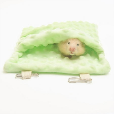 Sugar Glider Bonding Pouch Carrier Bag Sling Sleep Bag with Adjustable Strap for Travel Gliders Ferret Rat Hedgehog Hamster Small Pets (Blue)
