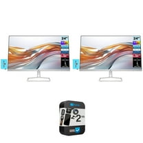 HP 94C21AA 524sw Series 5 23.8" FHD 1080p 16:9 5ms 100Hz IPS Dual Monitor Bundle with 2 Year CPS Enhanced Protection Pack
