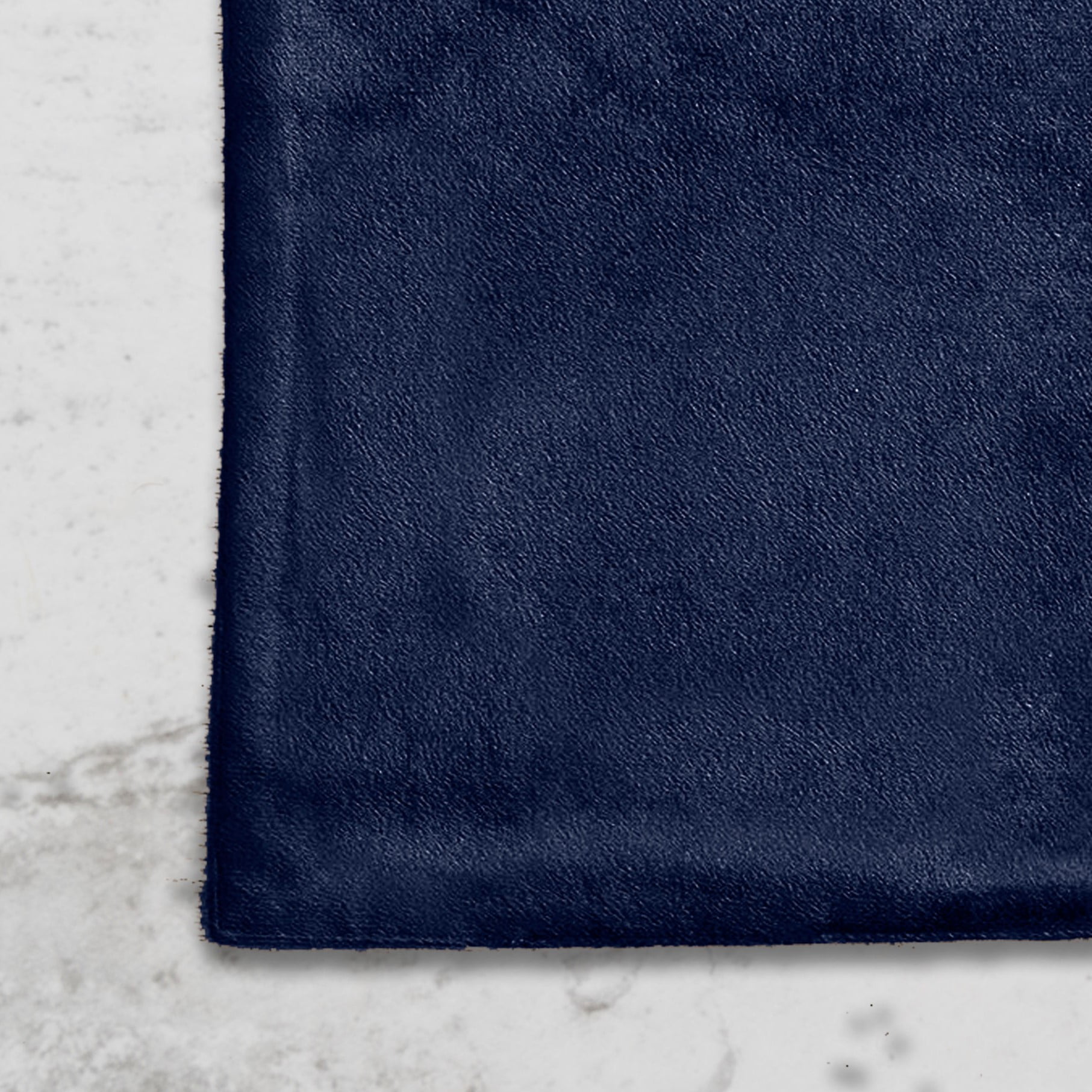 The Cozy Creations Set of 12 Velvet Placemats, Table Place Mats for Dining Table Decor Luxurious Velvet Wedding Christmas Party Decor Placemats, Blue Velvet Placemat, 13x18 Inch