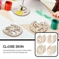 thumbnail image 2 of 48pcs Wood Slices Horseshoe Design Wood Chips DIY Handmade Graffiti Chip, 2 of 9