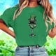 thumbnail image 1 of Tejiojio Women's St Patrick's Day T-Shirt Lucky Irish Shamrock Paddy's Day Graphic Tees Tops, 1 of 6