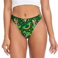 thumbnail image 1 of Balery Cat St Patrick's day Tangas de Algodón para Mujer con Estampado – Ropa Interior Sexy, Transpirable, G-string-3X-Large, 1 of 6