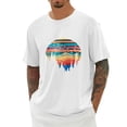 thumbnail image 2 of Mountain Graphic Tees for Men 2026 Summer Casual Short Sleeve Crewneck Hiking Camping T Shirts, 2 of 5