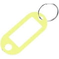 thumbnail image 5 of Key Tags Plastic Key Rings ID Tags Name Label Key Fob Tag - Tags Paper Inserts Split Rings., 5 of 5