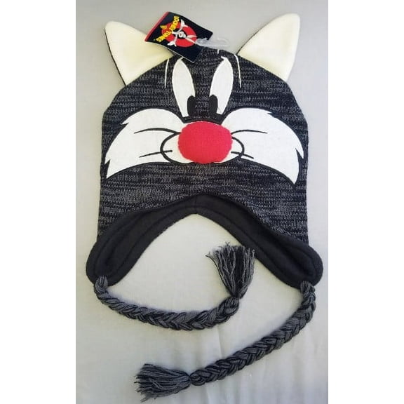 Looney Tunes Sylvester Peruvian Style Hat w/ Tassels (1 size, Child)