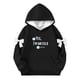 thumbnail image 2 of Camiseta de manga larga con lazo para niños, cuello redondo liso, parte superior lisa, adecuada para niños y niñas, sudadera con capucha para niñas, parte superior de poliéster, 2 of 6
