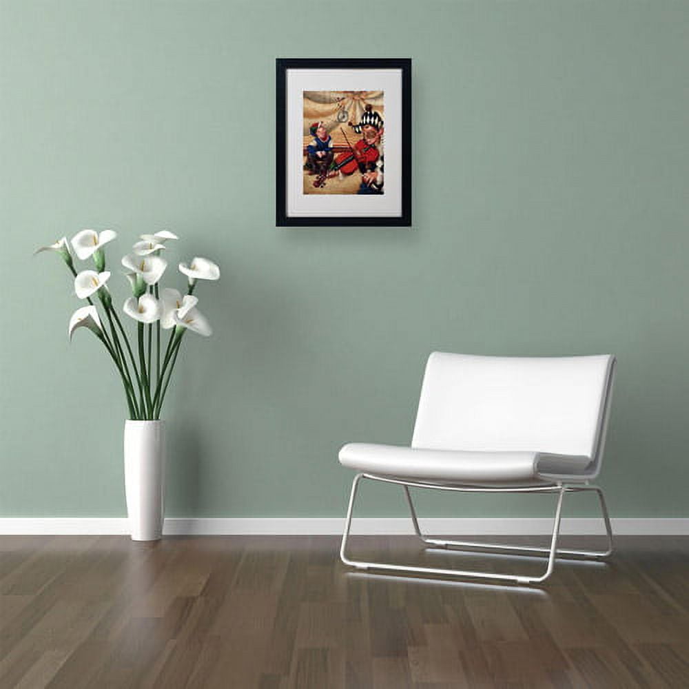 Trademark Fine Art "Calandurim" Canvas Art by Edgar Barrios, Black Frame