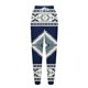 thumbnail image 4 of Pantalones de túnica de cintura elástica con estampado informal a la moda para mujer Pompotops ulkah940316, 4 of 5