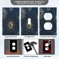 thumbnail image 3 of Light Switch Cover Switch Plate Outlet Cover Plug Cover for Electrical Unused Outlet Cover Mysterious Celestial Pattern, 3 of 6