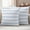 Blue, White, Sky, variant on Grey Striped Outdoor Waterproof Throw Pillow Covers 26x26 Set of 2, Beige Vintage Classic Abstract Stripes Decorative Pillowcases Cushion Pillowcase for Couch Sofa Patio Outside Pillow Protector