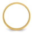 thumbnail image 2 of Auriga Fine Jewelry 14K Yellow Gold 7mm Lightweight Half Round Wedding Band for Men Size 14, 2 of 5