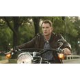 thumbnail image 3 of Brown Leather Biker Jacket Mens Brown Leather Jacket Cafe Racer Leather Motorcycle Jacket Bike Leather Jackets Brown Motorcycle Jacket size 4XL, 3 of 4