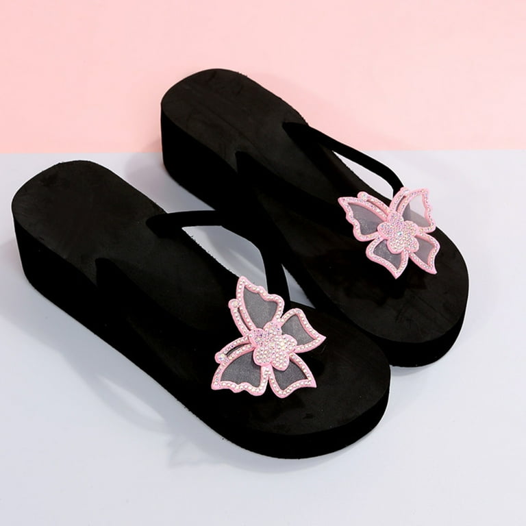 Pink flip flops sales walmart