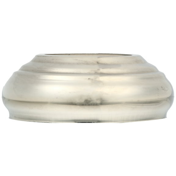 OULII Outdoor Gazing Globe Stand Silver Metal Base with Sturdy Fixation for Garden Use