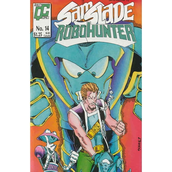 Sam Slade, Robo-Hunter #14 VF ; Fleetway Quality Comic Book
