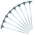 thumbnail image 1 of (8 Pack) ASR Outdoor Universal Galvanized Twisted Metal PVC Camping Gear Canopy Tent Stakes, 1 of 5