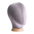 thumbnail image 2 of FITYLE Mannequin Head Model, Manikin Head Hat Display Stand, Freestanding Display Head for Beauty Salon or Shop Headset Glasses, grey, 2 of 10