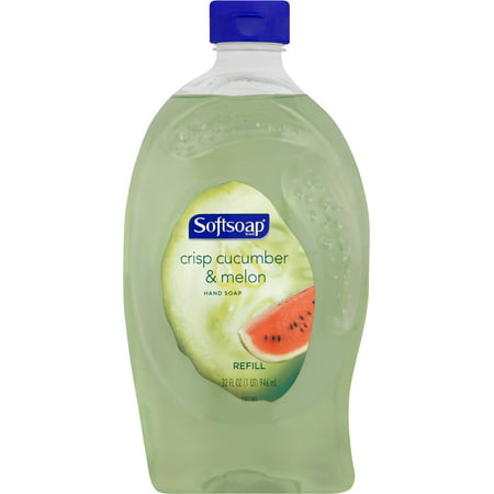 Softsoap Crisp Cucumber & Melon Refill Hand Soap, 32 oz - Walmart.com