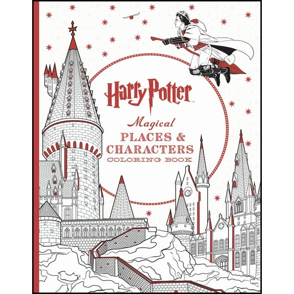 Pre-Owned Harry Potter Magical Places & Characters Coloring Book (Paperback) 1338030019 9781338030013