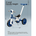 thumbnail image 5 of LOL-FUN 5 in 1 Balance Bike for Toddlers 1-4 Years Old Boys Girls Toy, 5 of 7