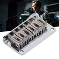 thumbnail image 4 of Guitars Tailpiece, Zinc Alloy 6 String Easy Installation Firm Fixing Electric Guitar Bridge  For Instrument, 4 of 9