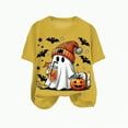 thumbnail image 4 of Towmus Halloween Shirt for Women Graphic T-shirt Casual Crew Neck Short Sleeve Tee Tops, 4 of 4