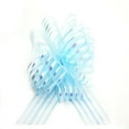 thumbnail image 2 of HAOAN 10 Pieces Pull Wrapping Bow Large Organza Gift Pull Bows with Ribbon for Wedding Gift Baskets (Dark Blue  7 Inch), 2 of 8