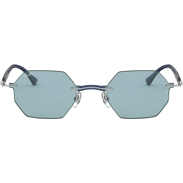 Ray-Ban Rb8061 Titanium Octagonal Sunglasses 