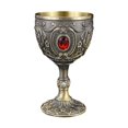 thumbnail image 3 of WeiLaiKeQi Wine Cup Tableware Bar Mini Chalice Collection Vintage Embossed Water Goblet Gray, 3 of 9