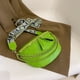 thumbnail image 5 of Bolso De Hombro Bolso de pecho a la moda para mujer, Bolso de sillín acolchada con cremallera informal para regalo (verde), 5 of 8