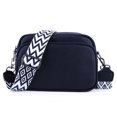 thumbnail image 1 of Bolso Bandolera Cuero Genuino para Mujer Hombro Fin Semana (oscuro) Azul, 1 of 9
