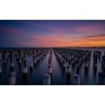 thumbnail image 2 of Zhen Yu, James 24x17 White Modern Wood Framed Museum Art Print Titled - Princes Pier, 2 of 4